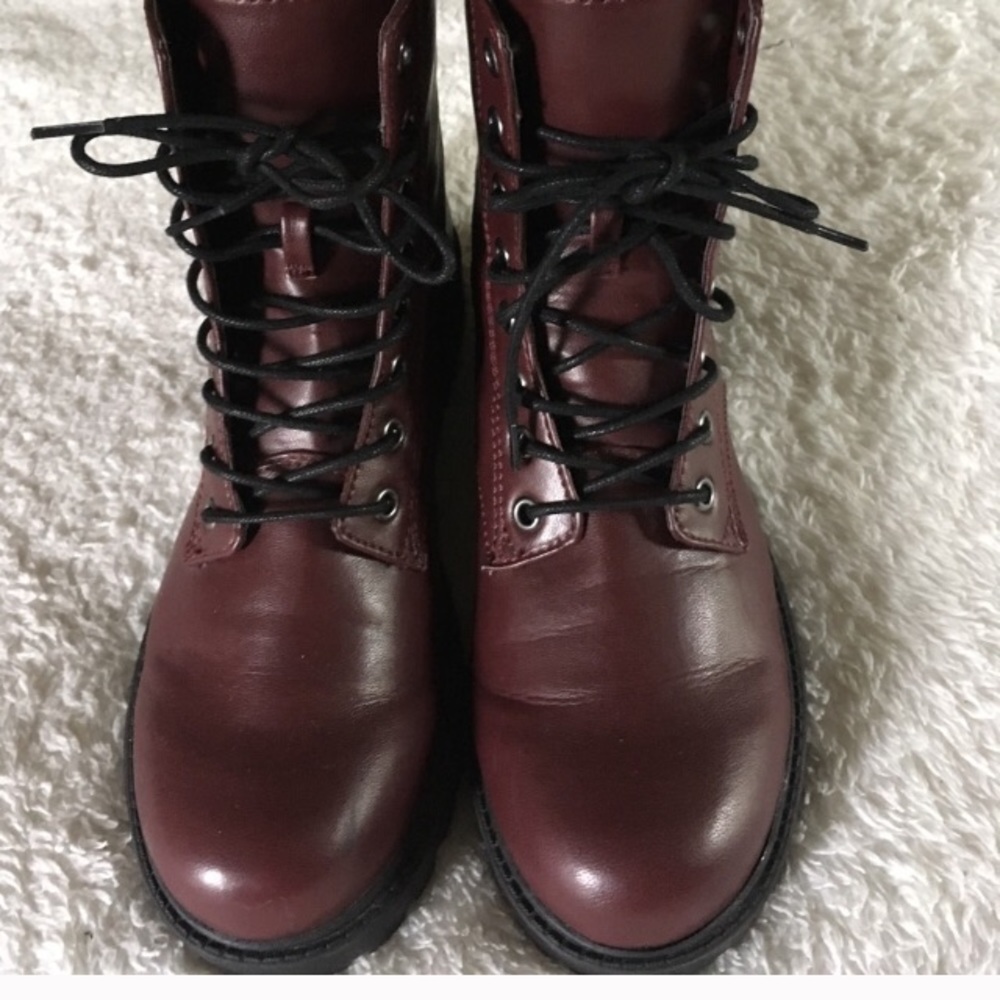 H&M lace up boots